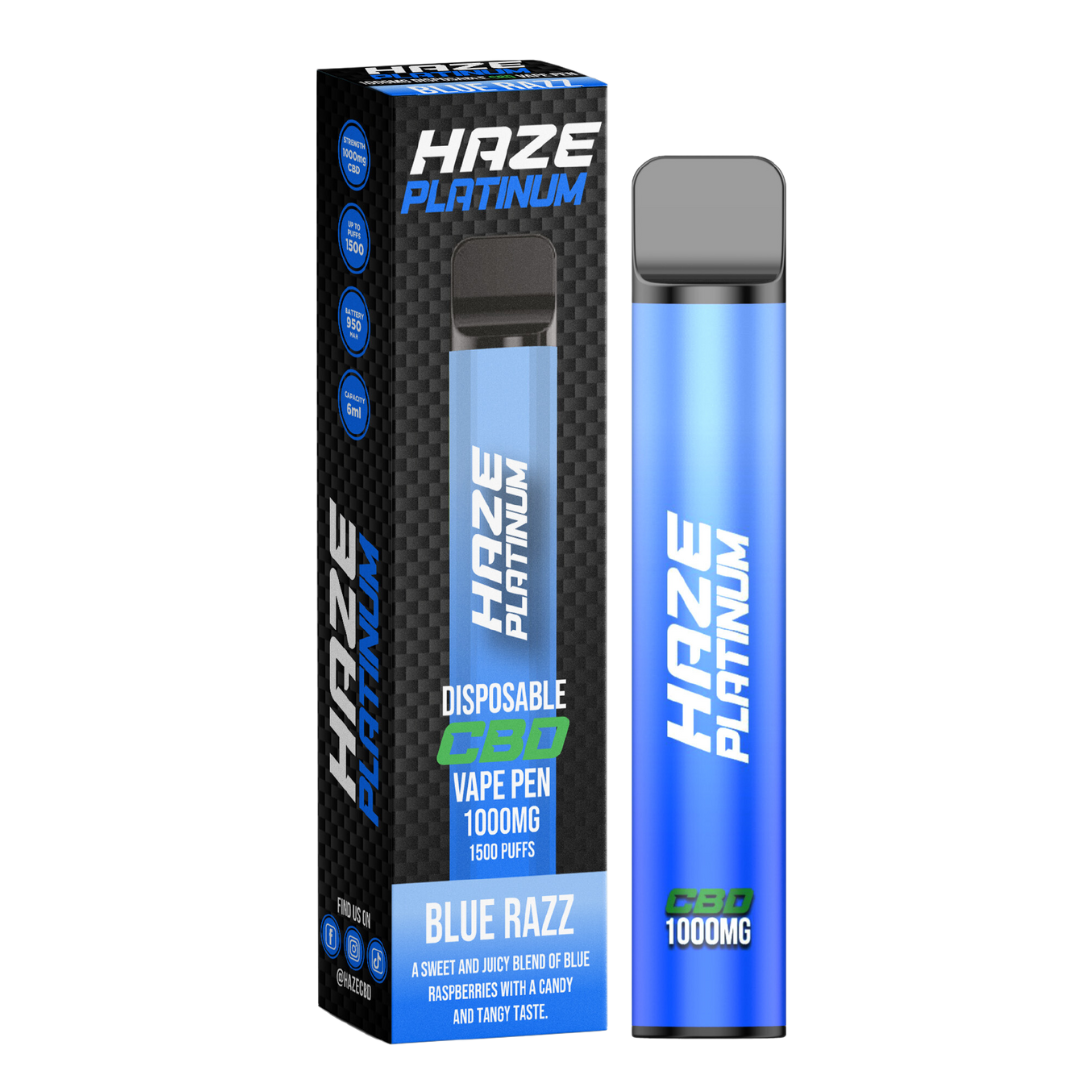 Haze Legend CBD 1000mg - Blue Razz