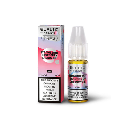 Elfliq 20mg Salts - Strawberry Raspberry Cherry Ice