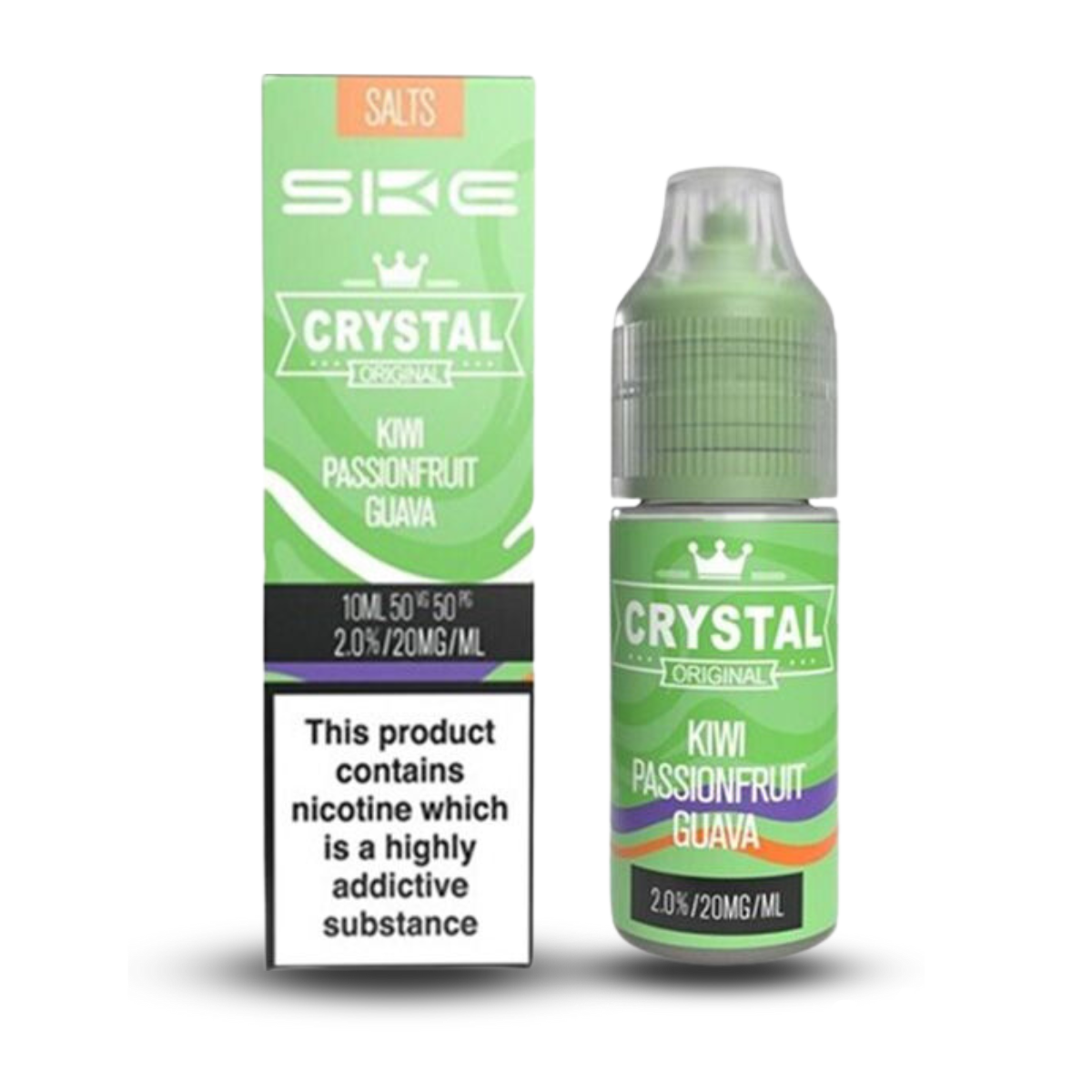 Ske Crystal Salt - Kiwi Passionfruit Guava 20mg